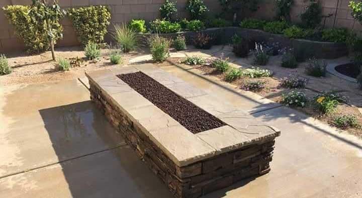 Backyard landscape design